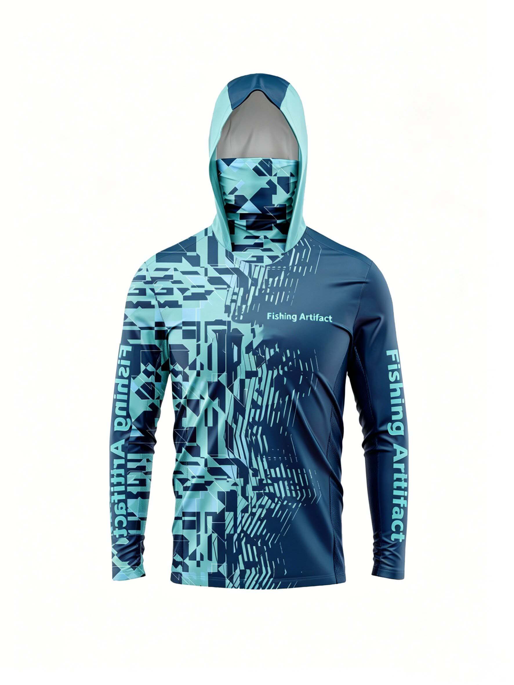 Men's Summer Fishing Hoodie, L - Fishing Mask Sun Protection review and price