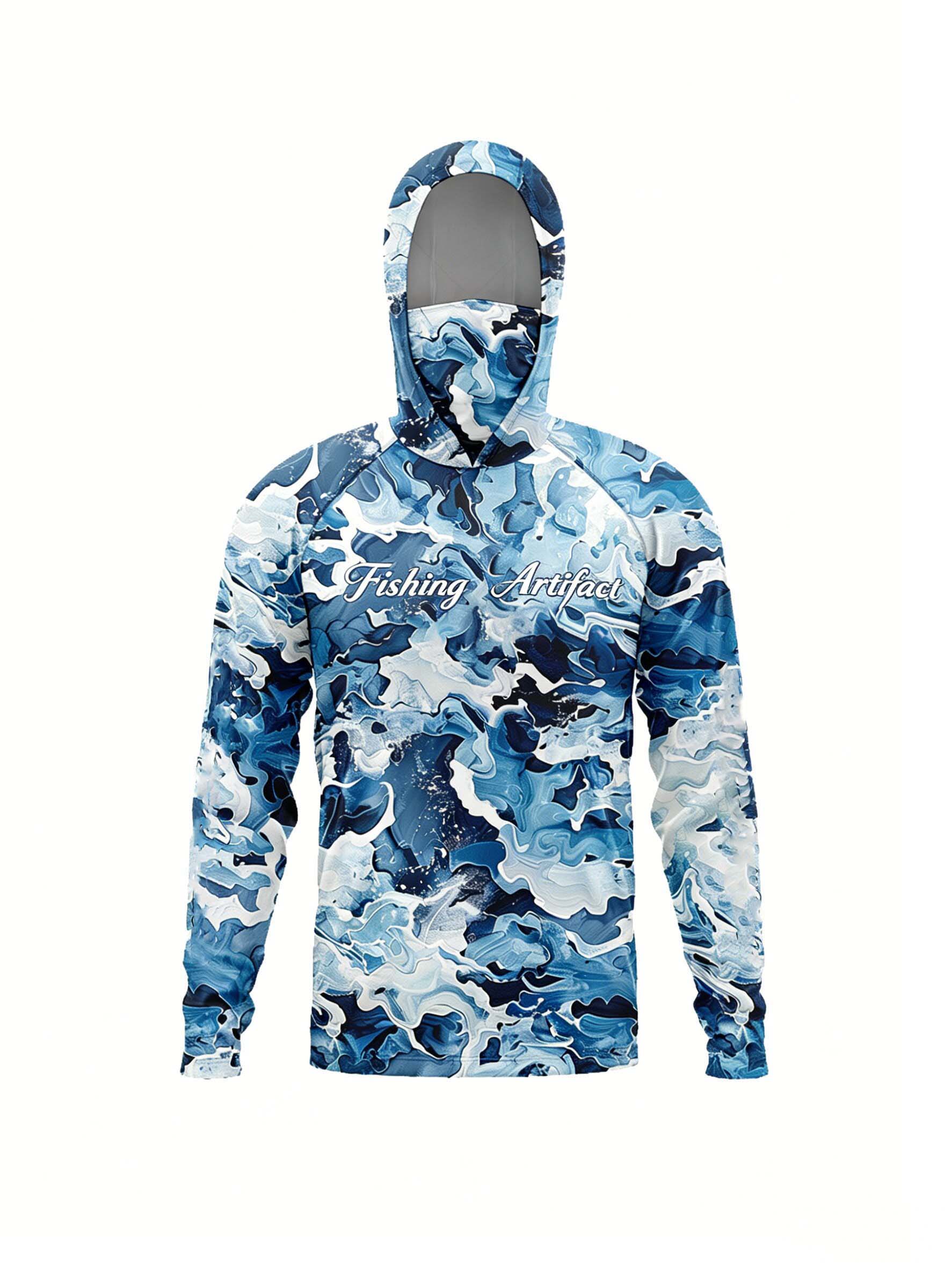 Men Summer 3D‑Printed Fishing  - Fishing Mask Sun Protection review and price