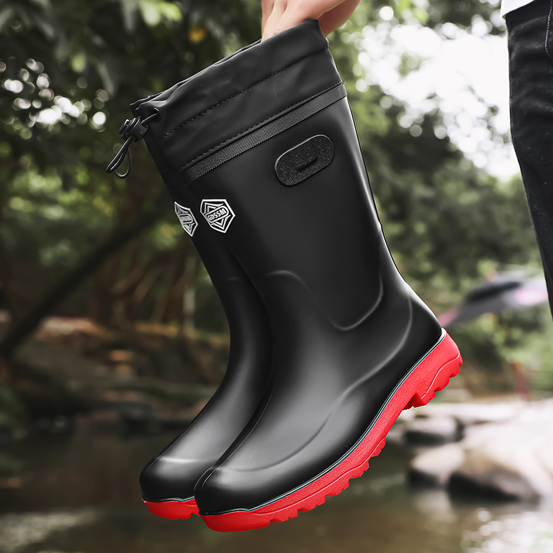 Men's high-top casual rain boo - Fishing Boots review and price