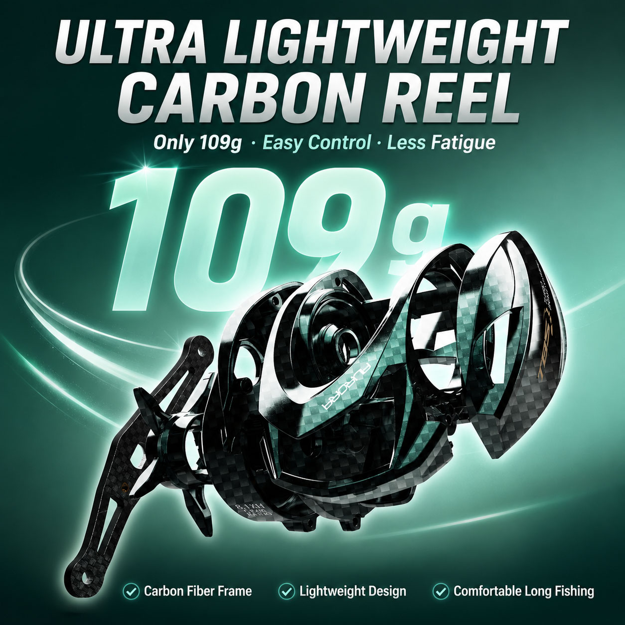 HASIDA Aurora AirCF Carbon BFS - Daiwa Reel Bg review and price