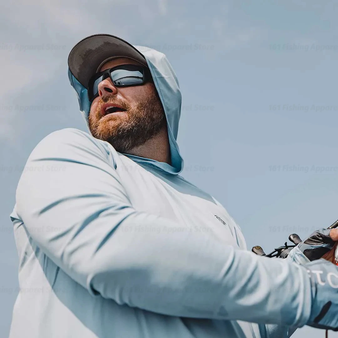 MALFC Fishing Apparel Men Hood - Fishing Shirt Uv Protection review and price