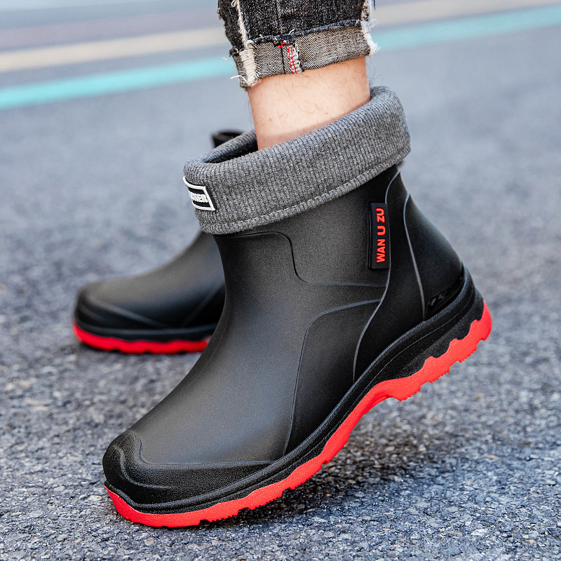 Men's New Rain Boots Short Tub - Fishing Boots review and price