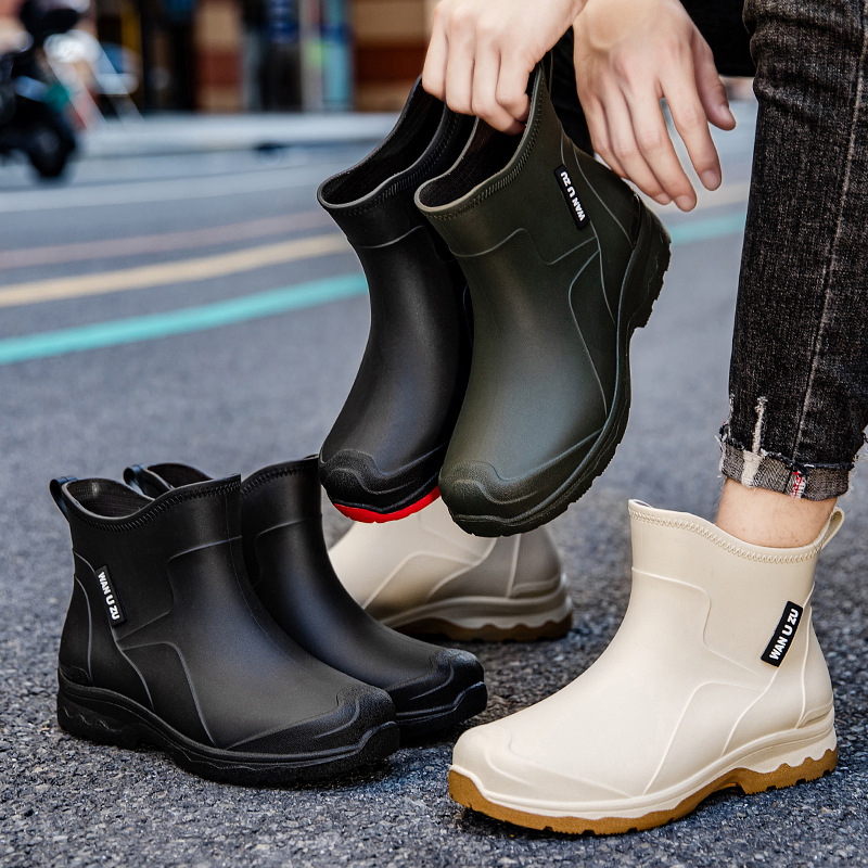 Men's New Rain Boots Short Tub - Fishing Boots review and price